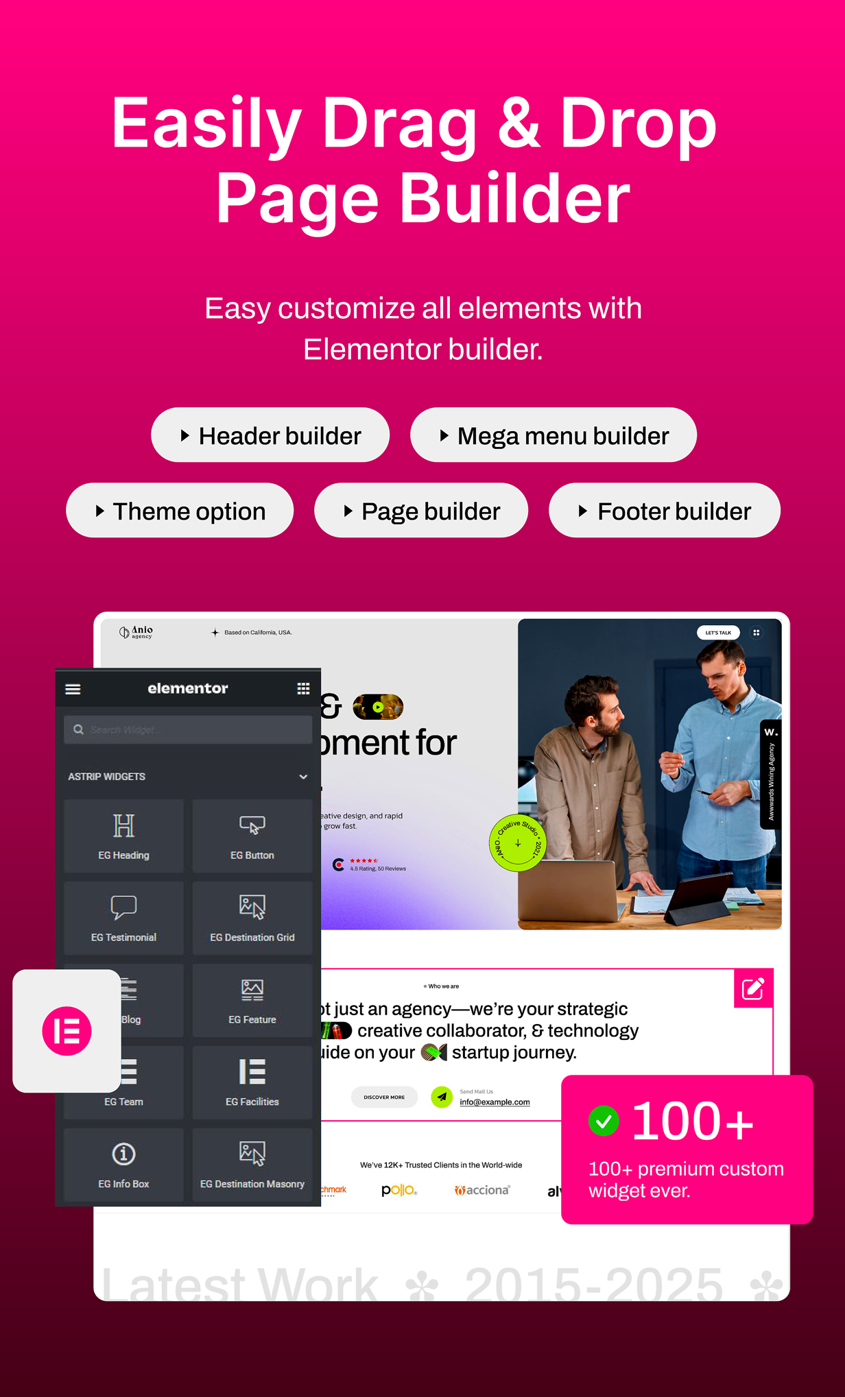 Anio - Creative Agency & Portfolio WordPress Theme - 3