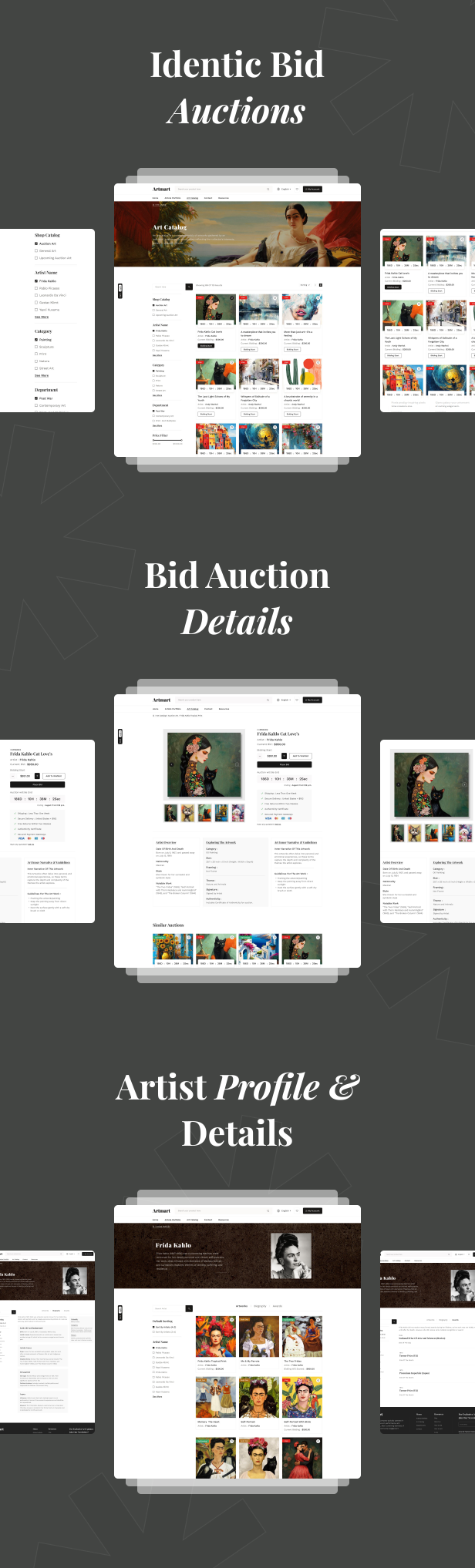 Artmart - Gallery & Auction WordPress Theme