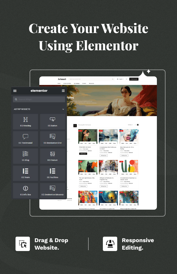 Artmart - Gallery & Auction WordPress Theme
