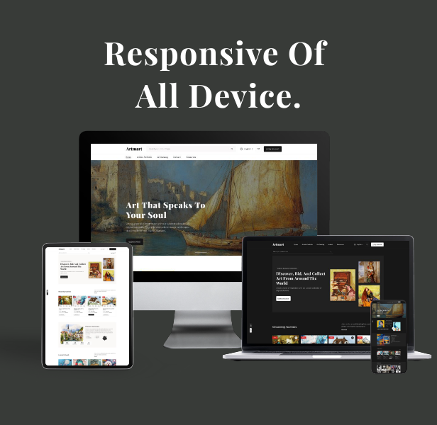 Artmart - Gallery & Auction WordPress Theme