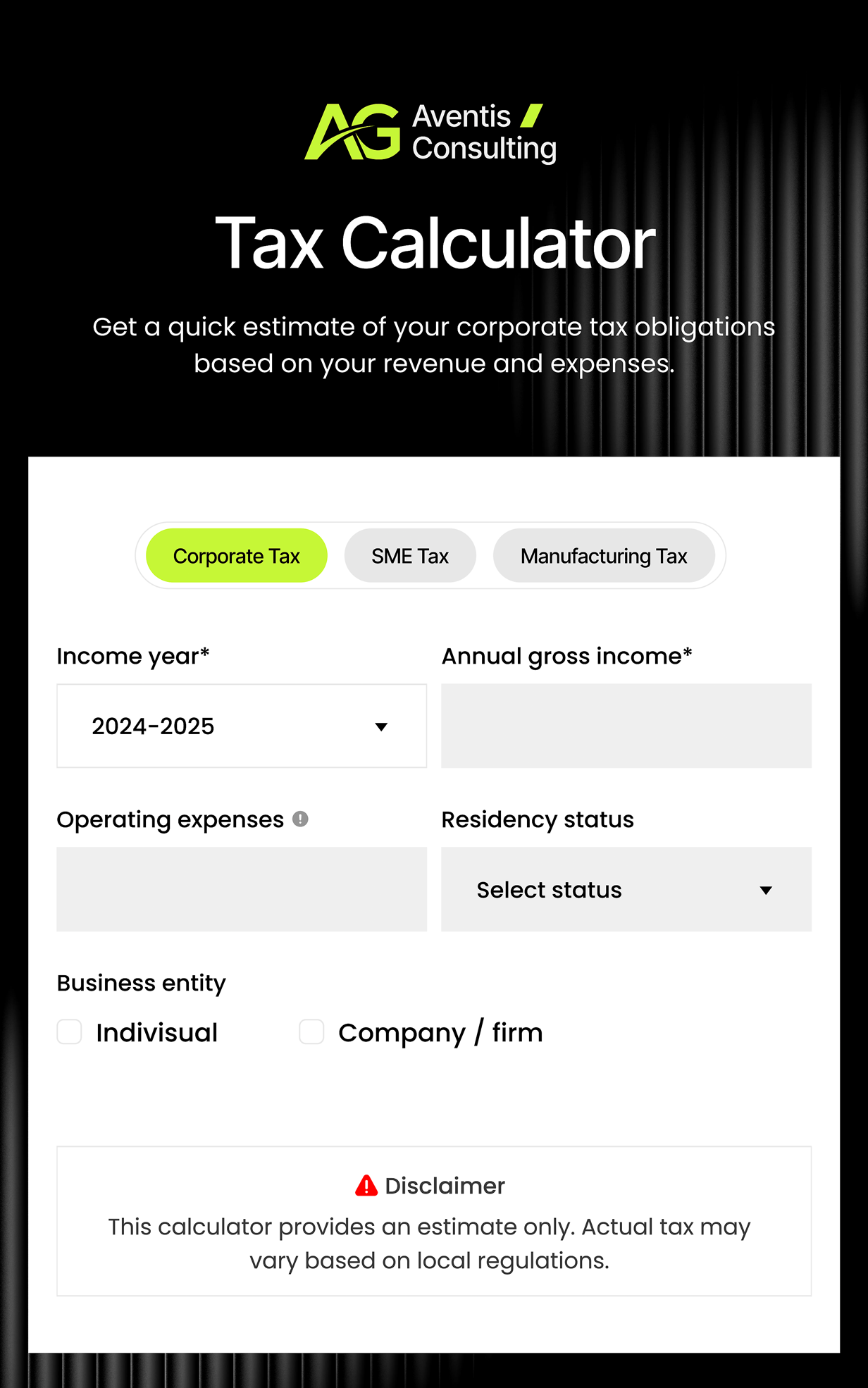 business consulting template