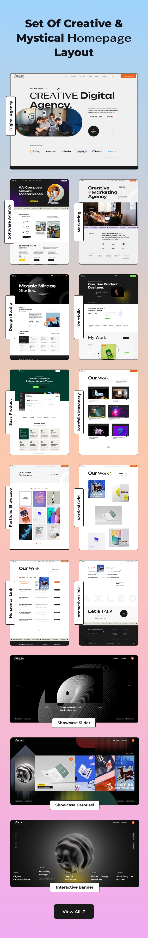 Axleo - Digital Agency Creative Portfolio NextJS Template