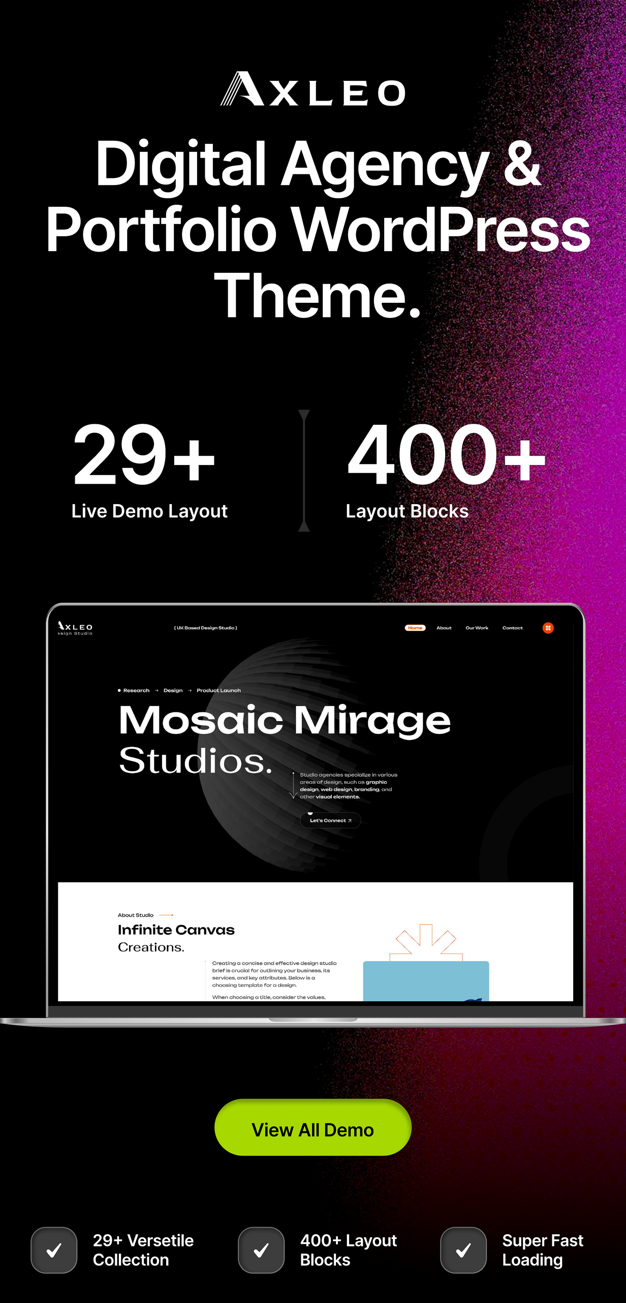 Axleo - Digital Agency WordPress Theme