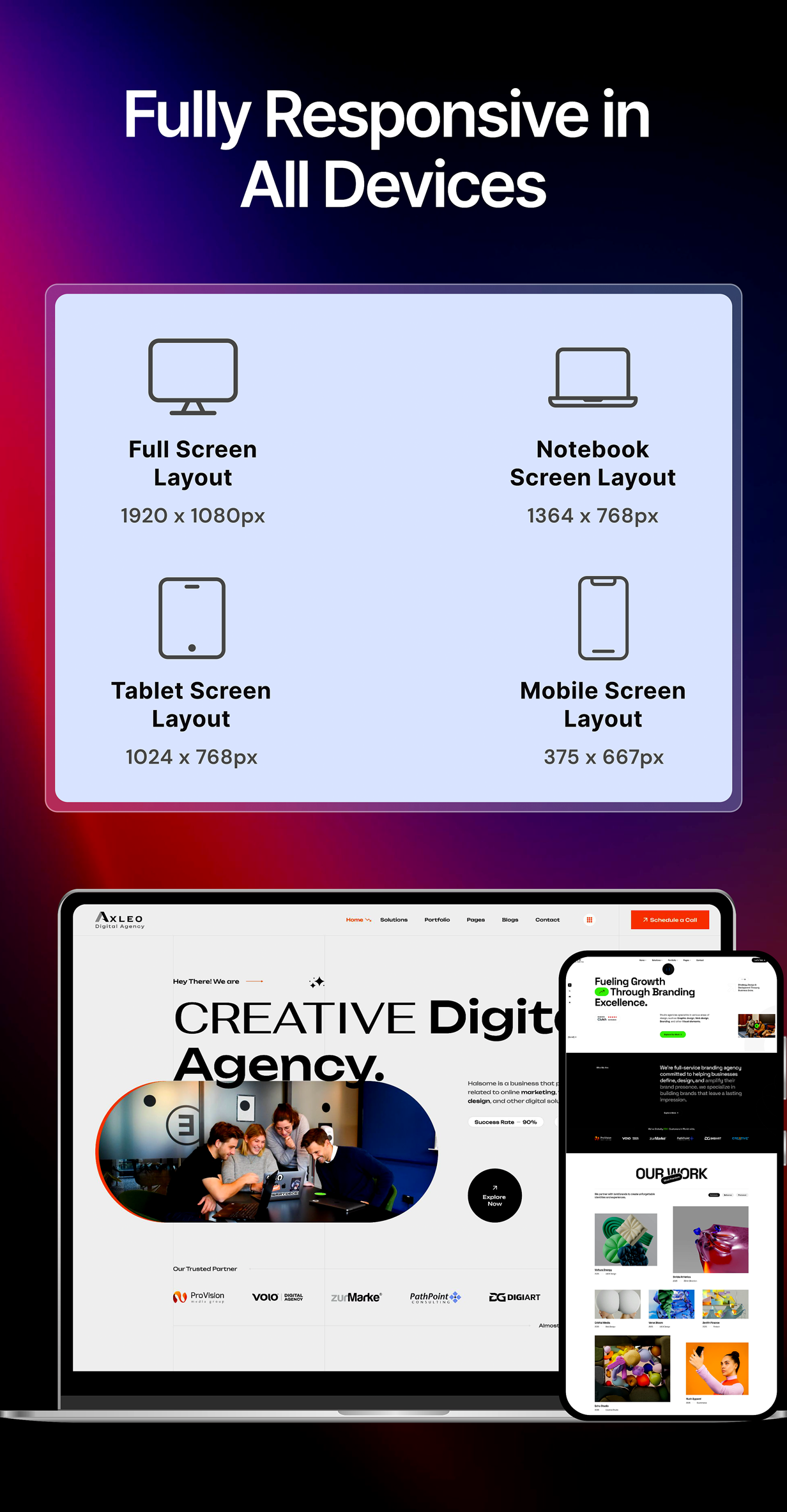 Axleo - Digital Agency WordPress Theme