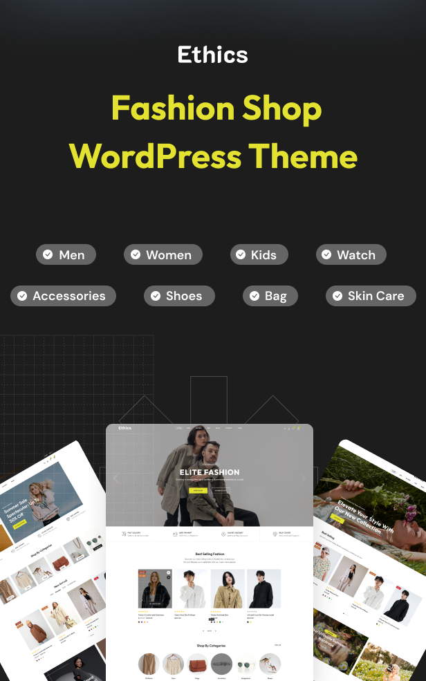 Ethics - Multipurpose Fashion WordPress Theme