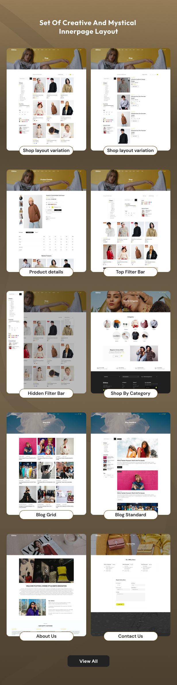 Ethics - Multipurpose Fashion WordPress Theme