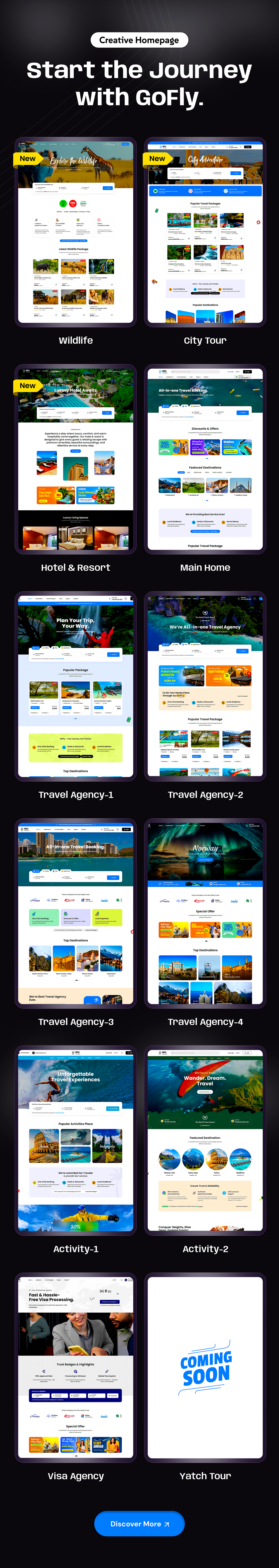 Gofly - Tour Booking and Travel Agency WordPress Theme