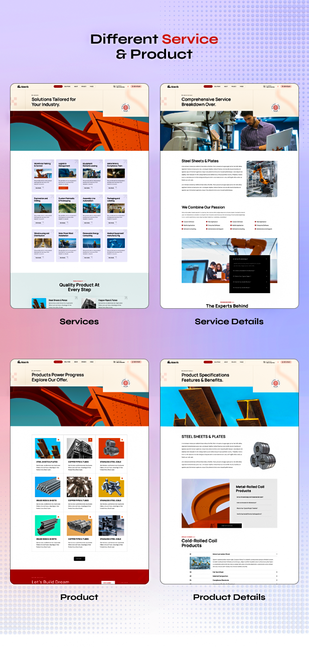 Matrik - Factory & Industry WordPress Theme - 9