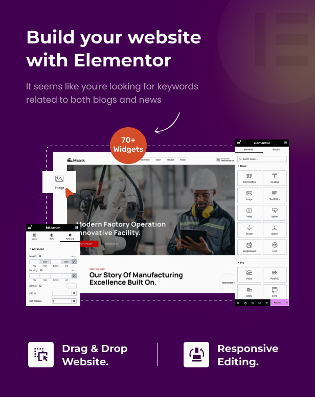 Matrik - Factory & Industry WordPress Theme - 10