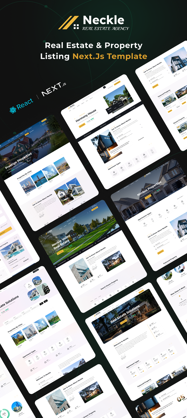 Neckle - Real Estate Next JS Template + RTL