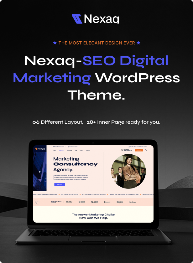 Nexaq - Digital Marketing Agency WordPress Theme