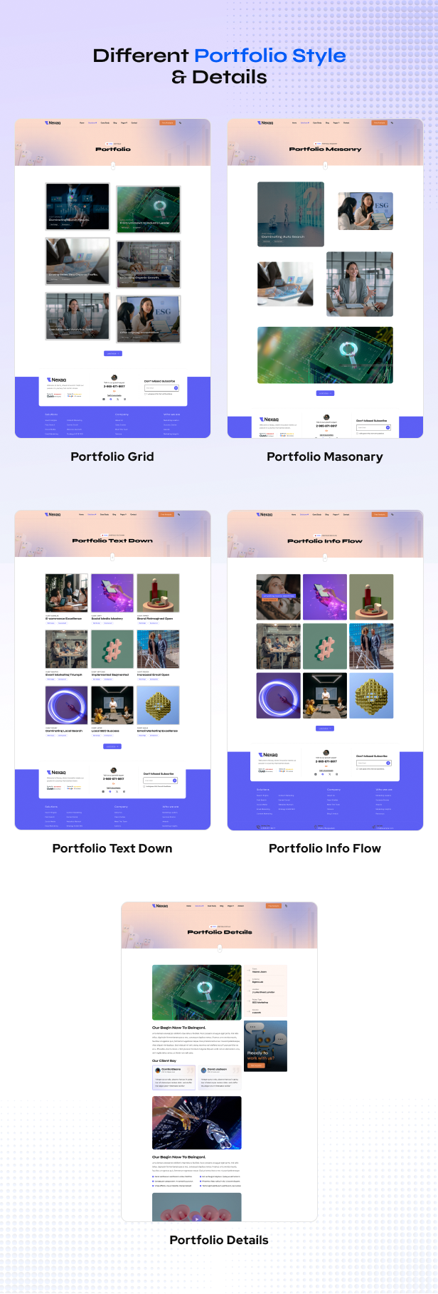Nexaq - Digital Marketing Agency WordPress Theme