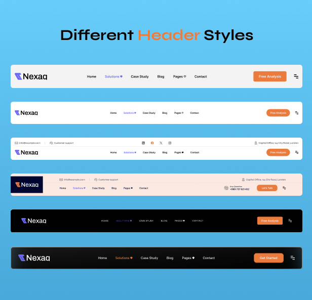 Nexaq - Digital Marketing Agency WordPress Theme