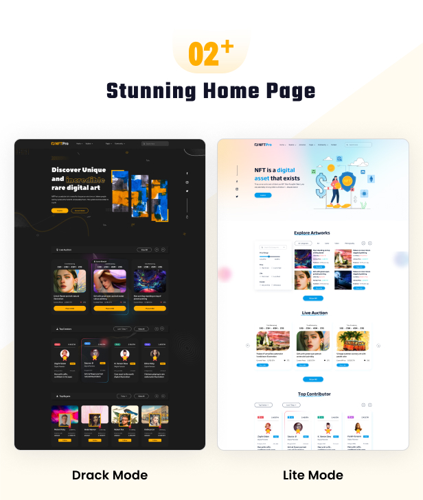 NafLab - NFT Marketplace React Template