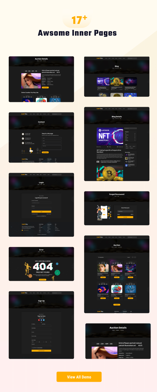 NafLab - NFT Marketplace React Template