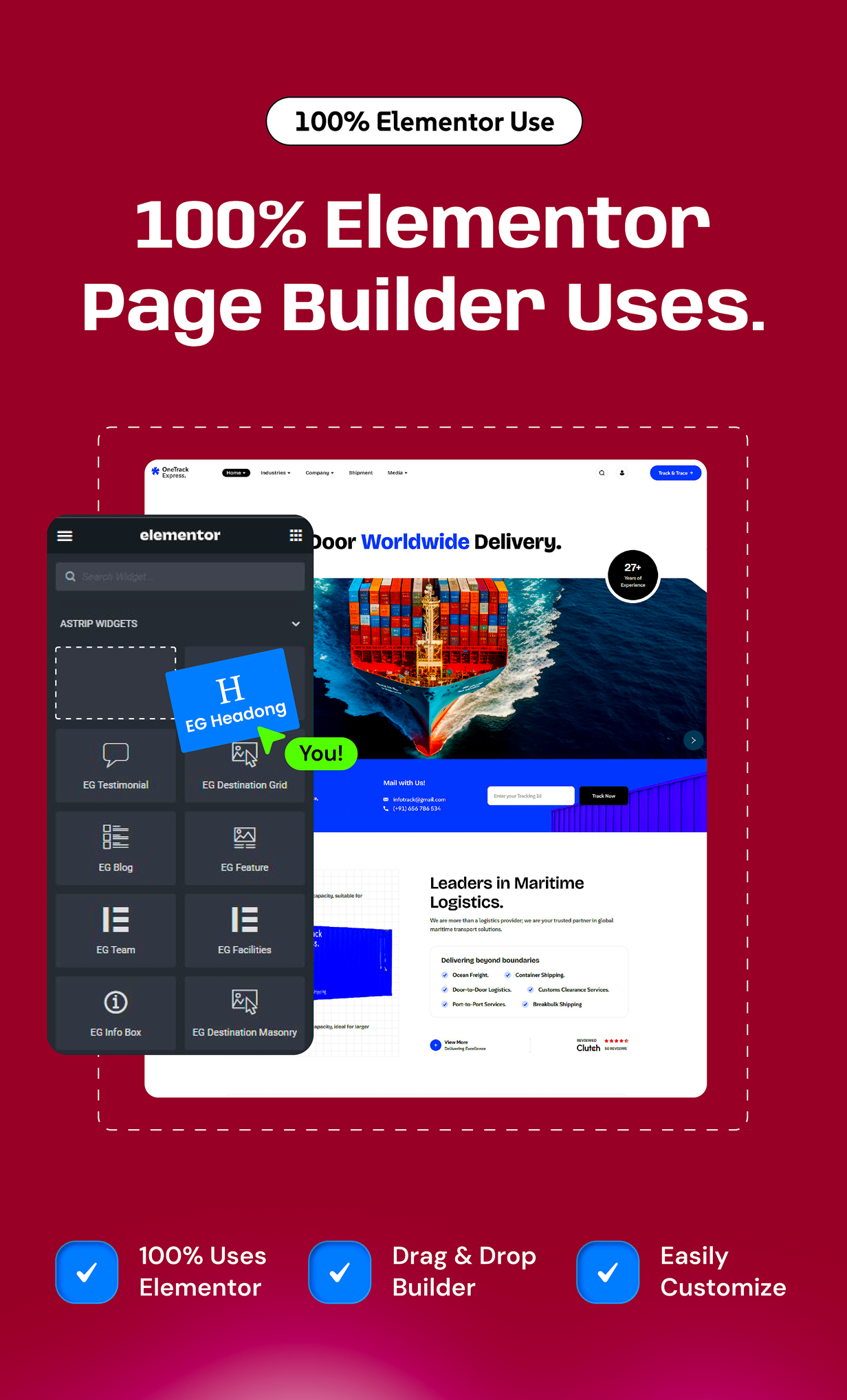 Onetrack – Logistics & Transportation WordPress Theme - 4