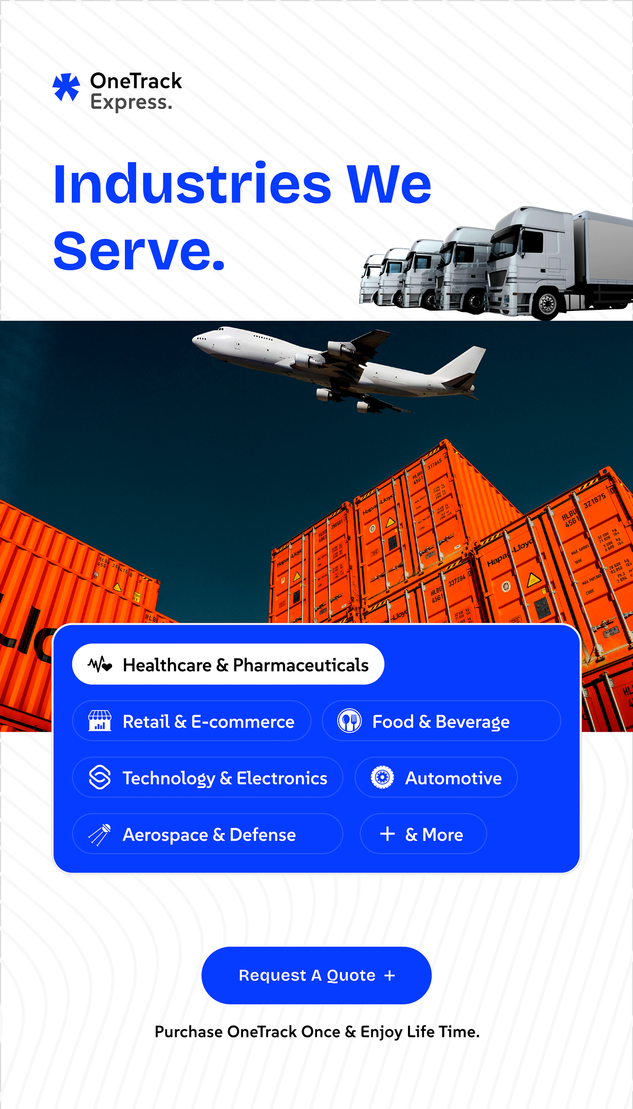 Onetrack – Logistics & Transportation WordPress Theme - 8