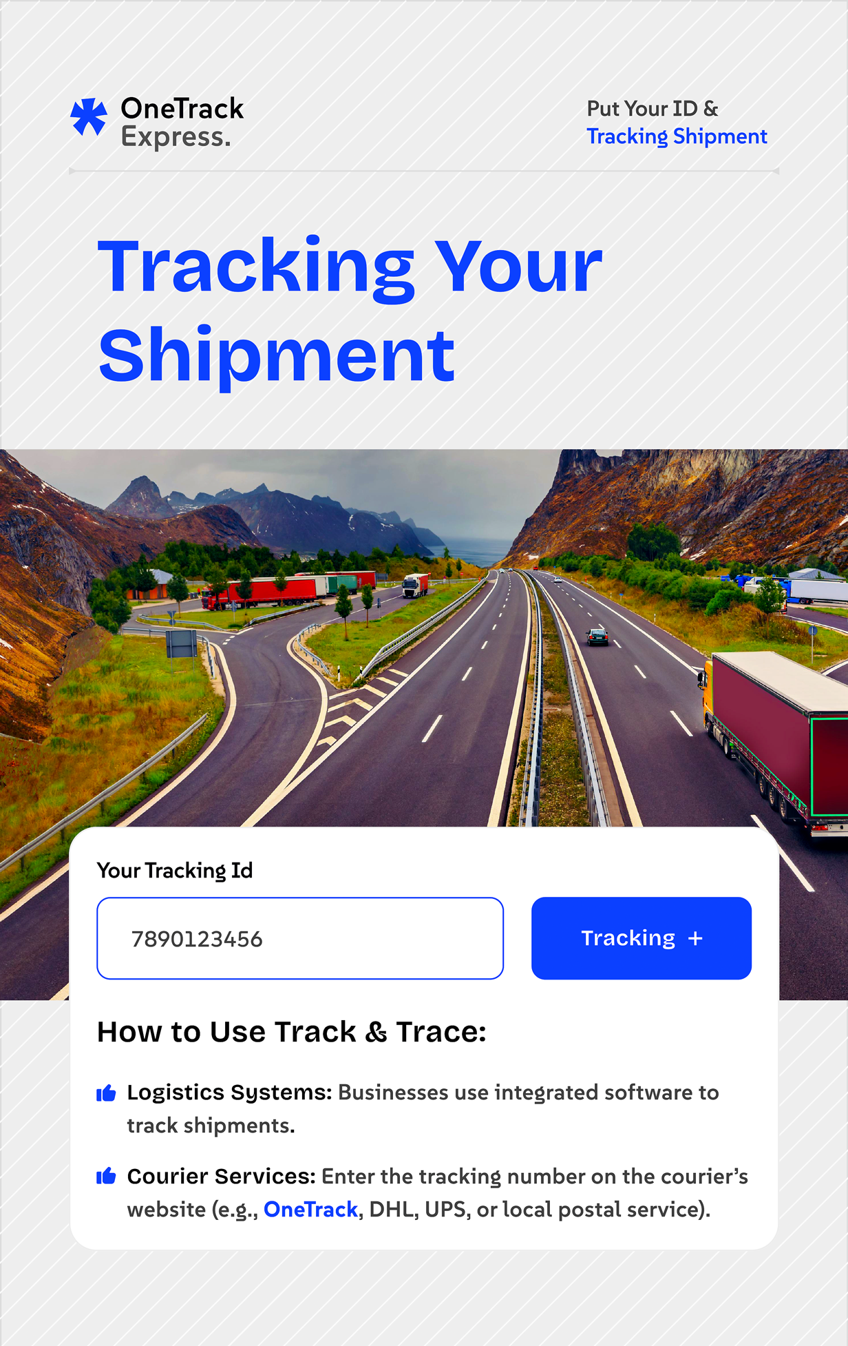 OneTrack - Logistics & Transportation HTML Template - 6