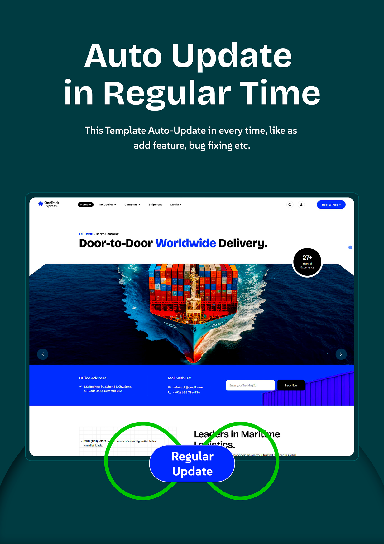 OneTrack - Logistics & Transportation HTML Template - 9