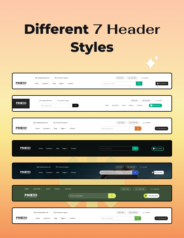 Probid - Multi Vendor Auctions HTML Template
