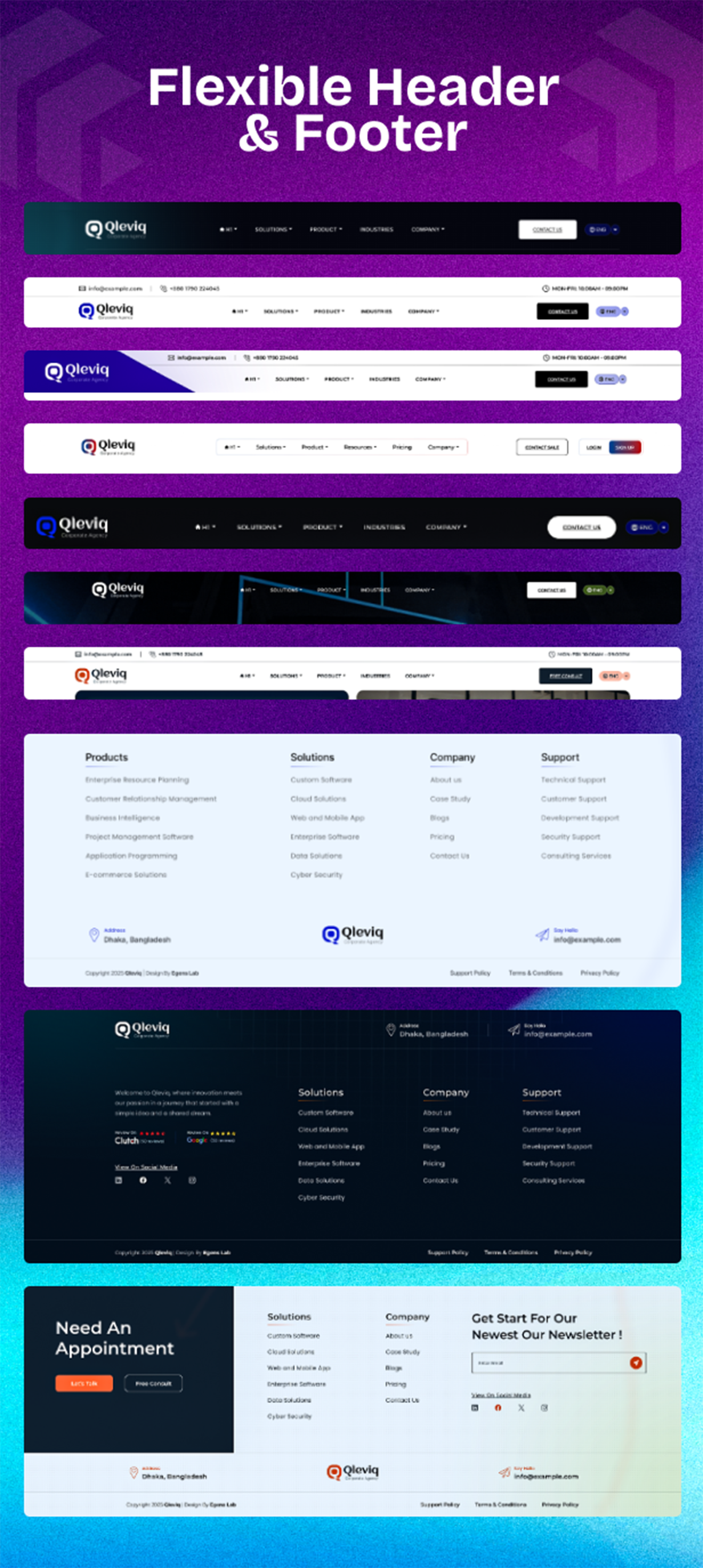 Qleviq - SaaS, Software and Startup WordPress Theme - 4