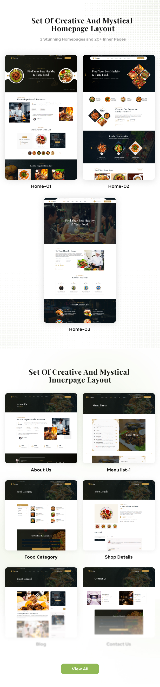 Restho - Restaurant HTML Template