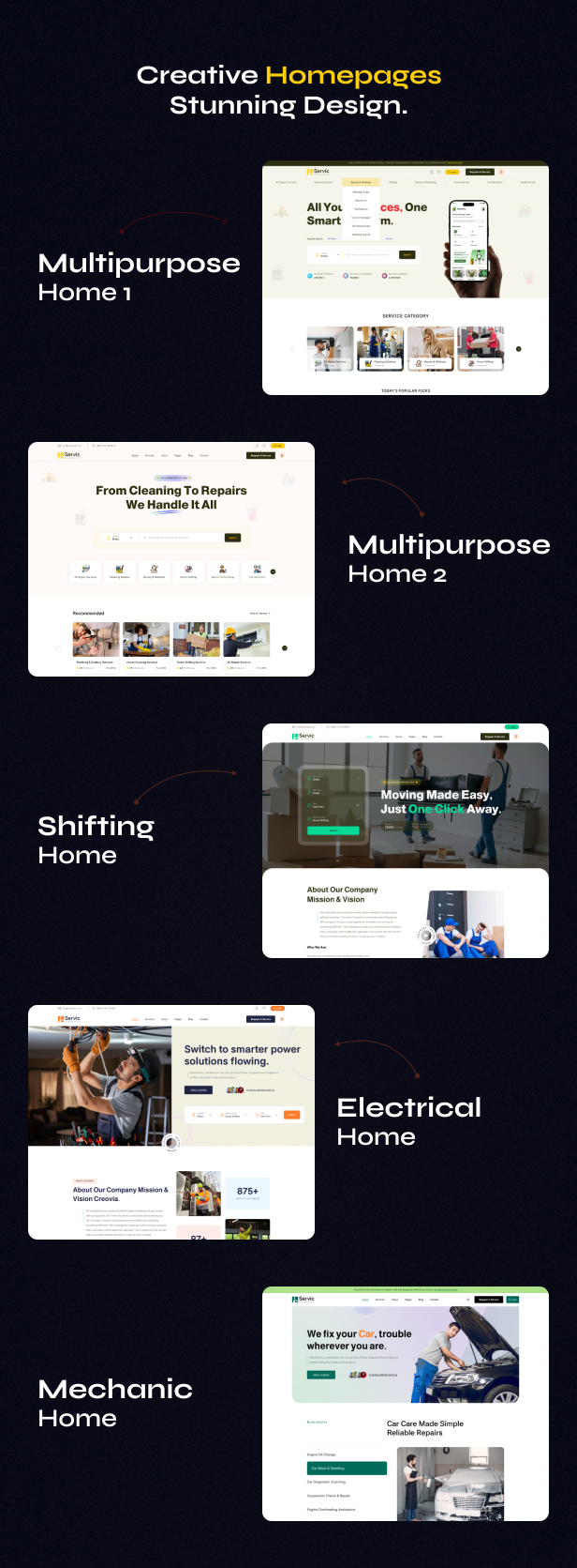 Servic - On Demand Service Marketplace HTML Template - 3