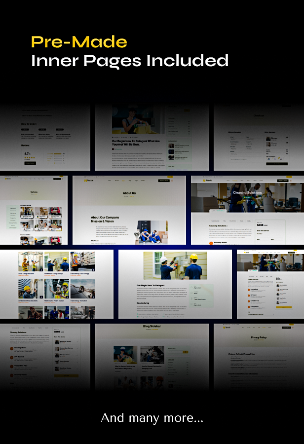 Servic - On Demand Service Marketplace HTML Template - 5