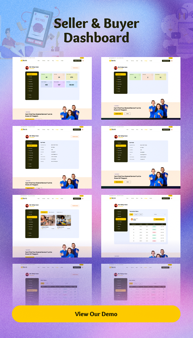 Servic - On Demand Service Marketplace HTML Template - 8