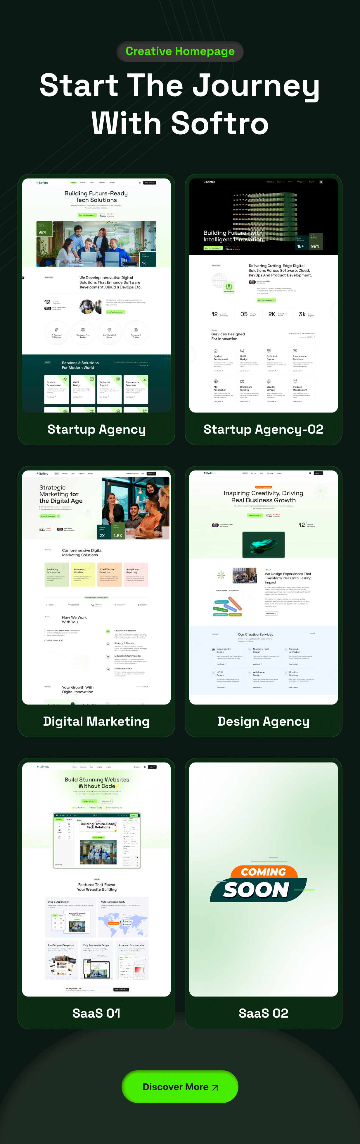 Softro - SaaS, Software and Startup WordPress Theme - 3