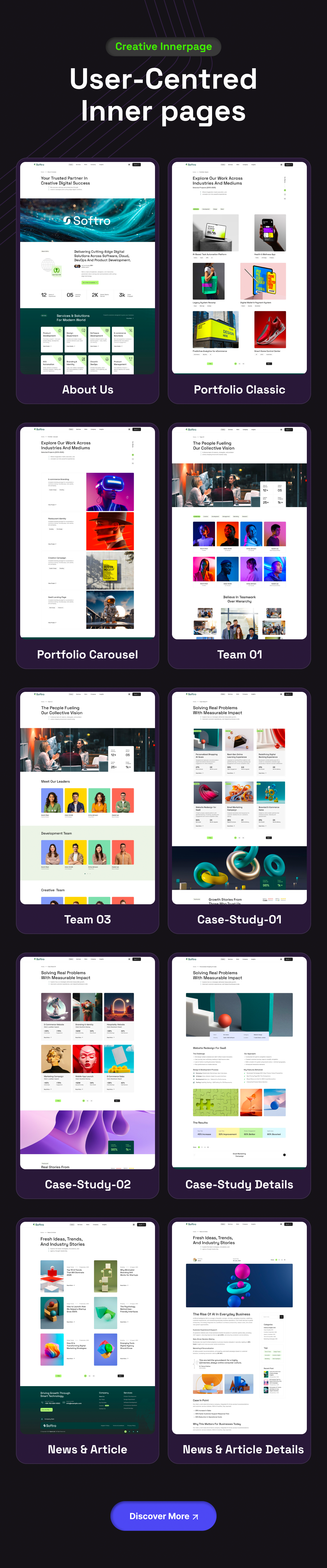 Softro - SaaS, Software and Startup WordPress Theme - 8