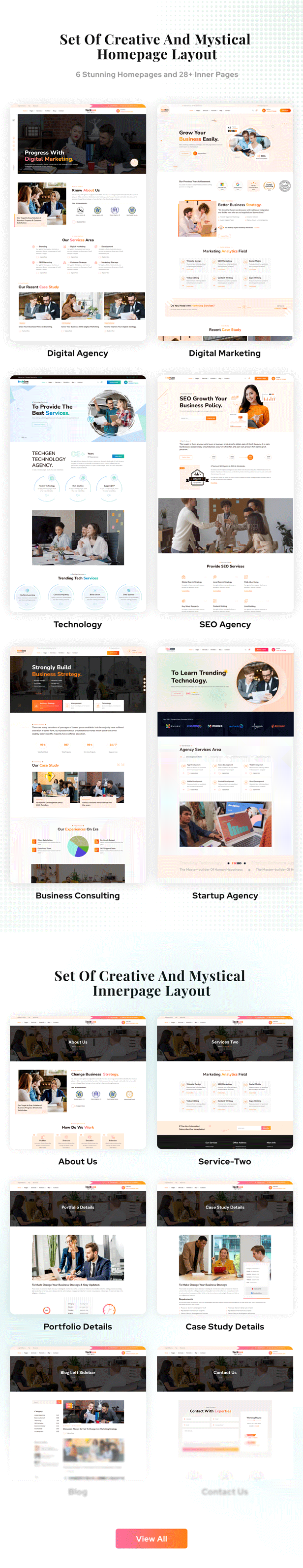 TechGen - Digital Agency & Technology HTML Template