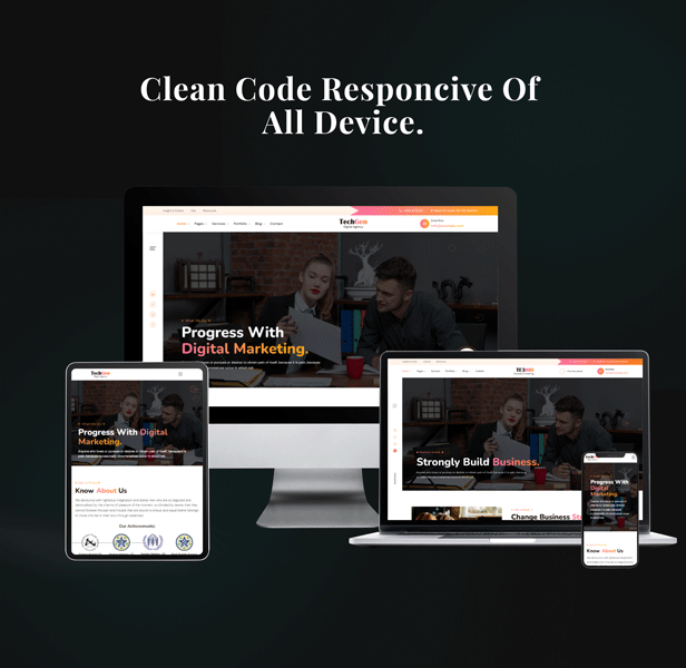 TechGen - Digital Agency & Technology HTML Template