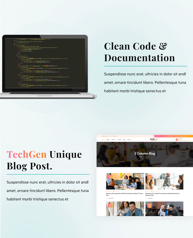TechGen - Digital Agency & Technology HTML Template