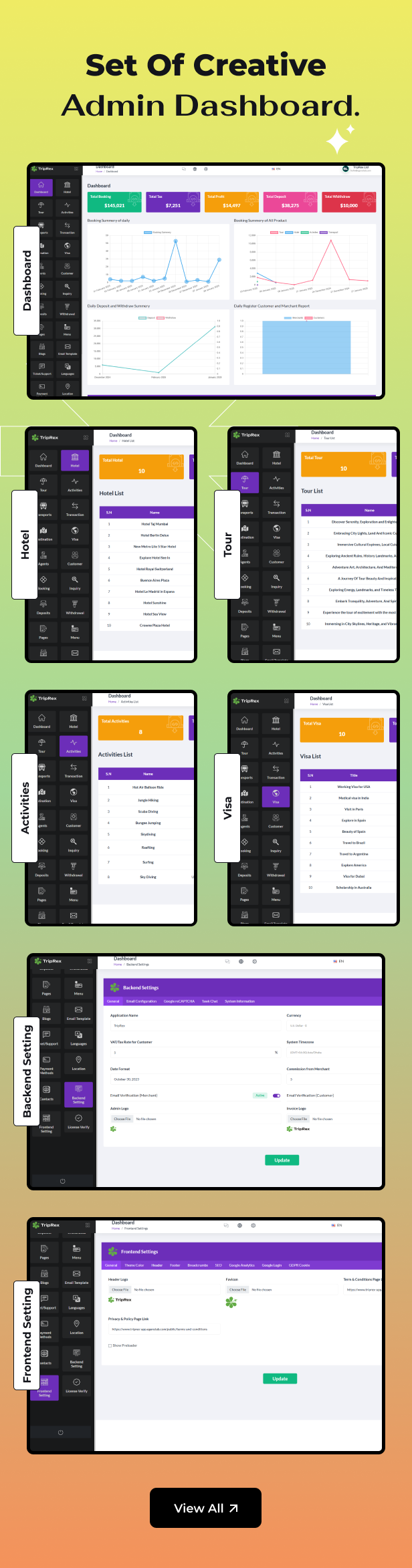 TripRex - Travel Agency and Tour Booking Laravel Script - 6