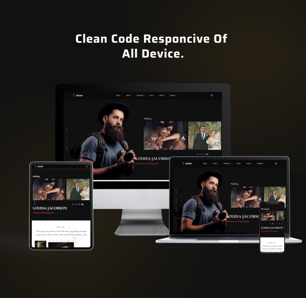 Xoon - Photography Portfolio Template