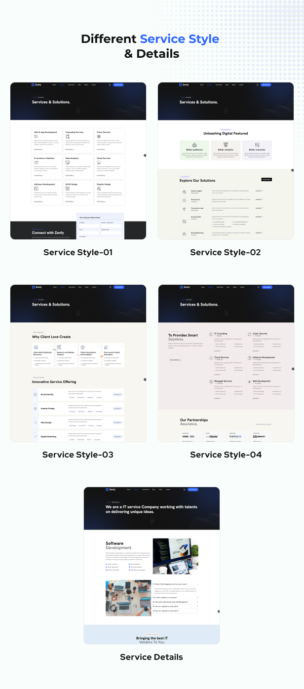 Zenfy - Software, SaaS & Digital Agency Template