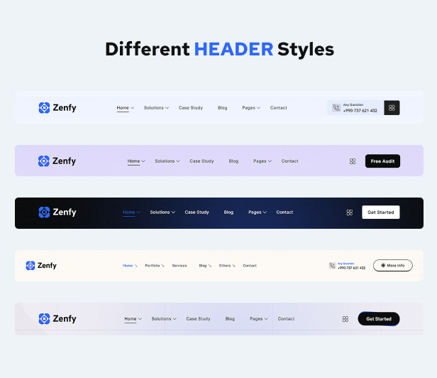 Zenfy - Software, SaaS & Digital Agency Template