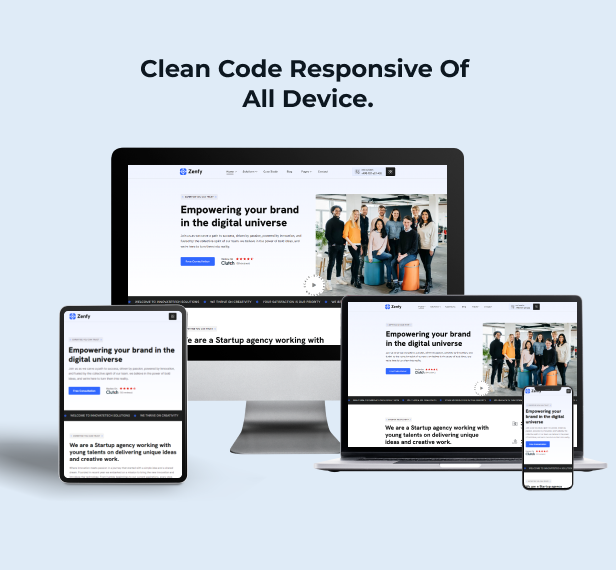 Zenfy - Software, SaaS & Digital Agency Template