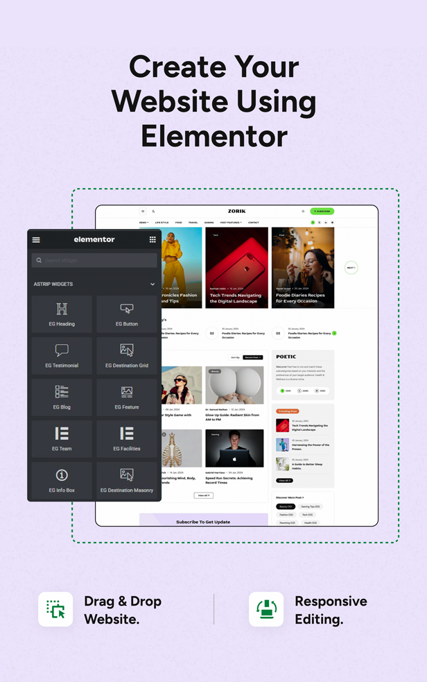 Zorik - Modern & Lightweight Blog WordPress Theme