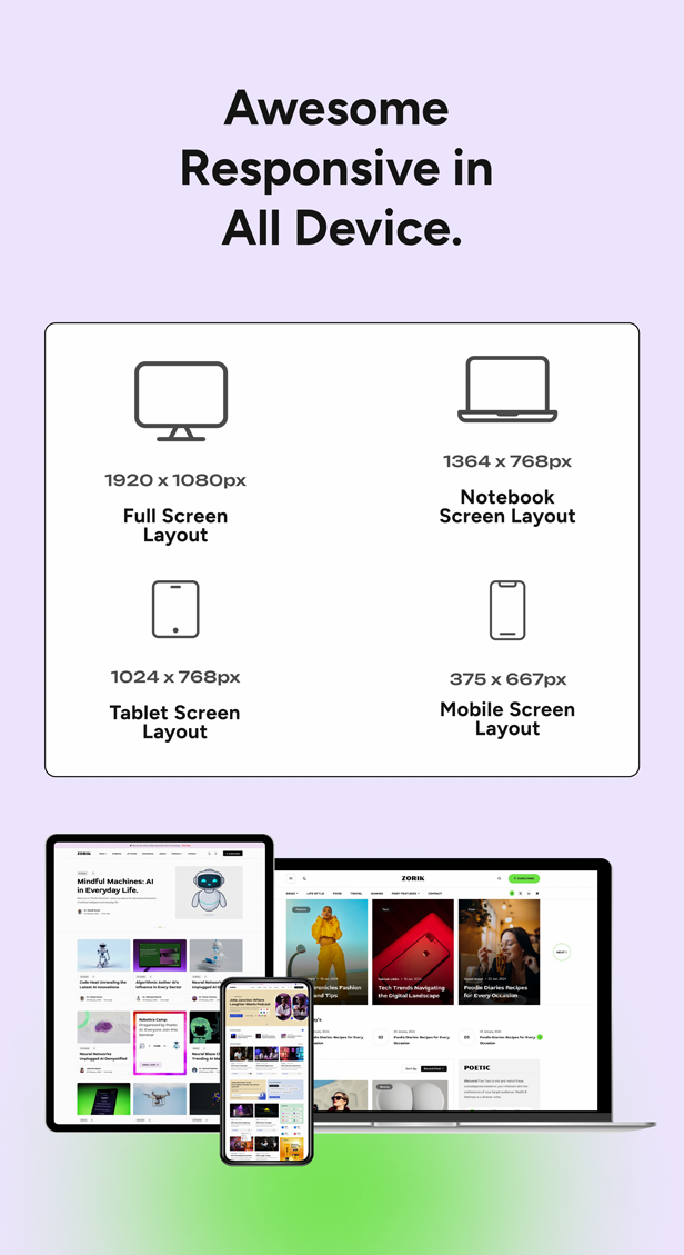 Zorik - Modern & Lightweight Blog WordPress Theme