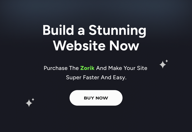 Zorik - Modern & Lightweight Blog WordPress Theme